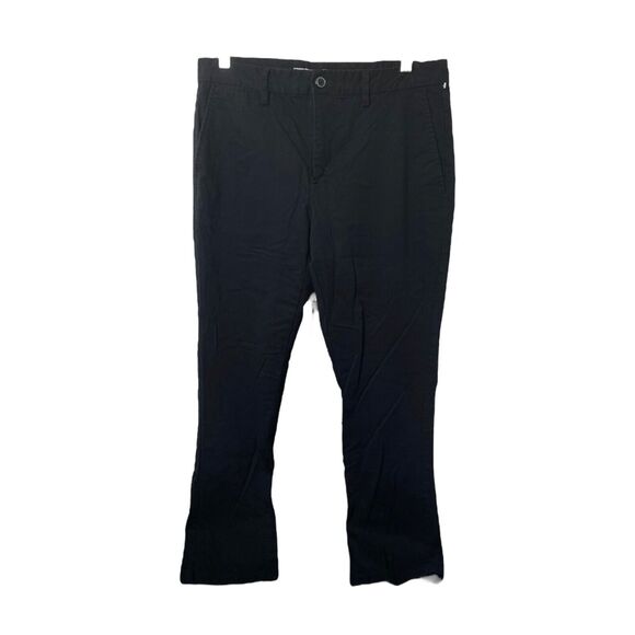 Old Navy Men's Ultimate Straight Leg Pants Black Pockets Mid-Rise Size 32 X 32 - Picture 1 of 6